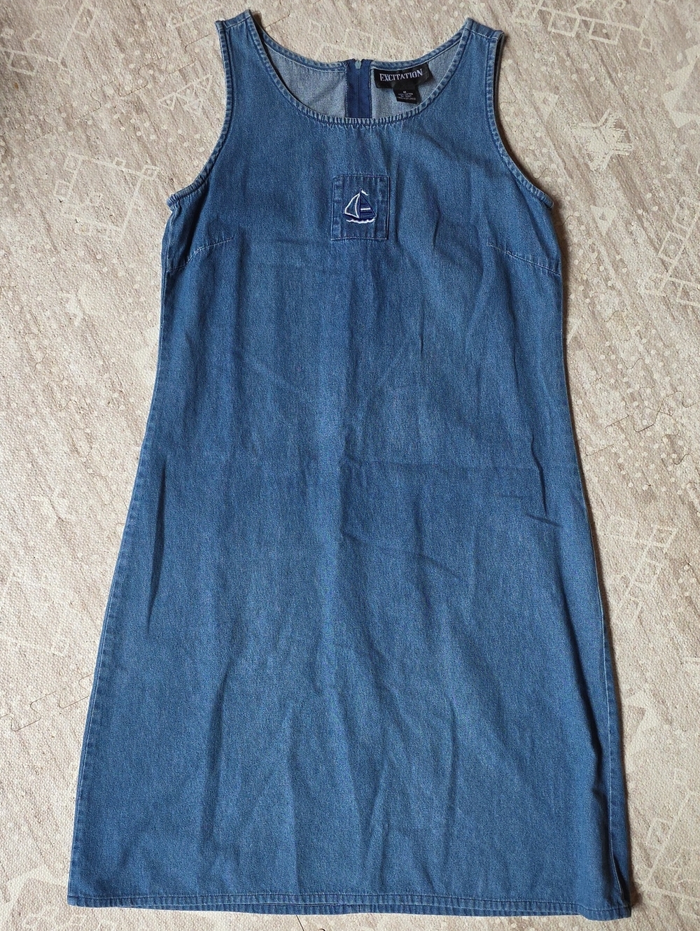 100% Cotton Vintage Denim Dress